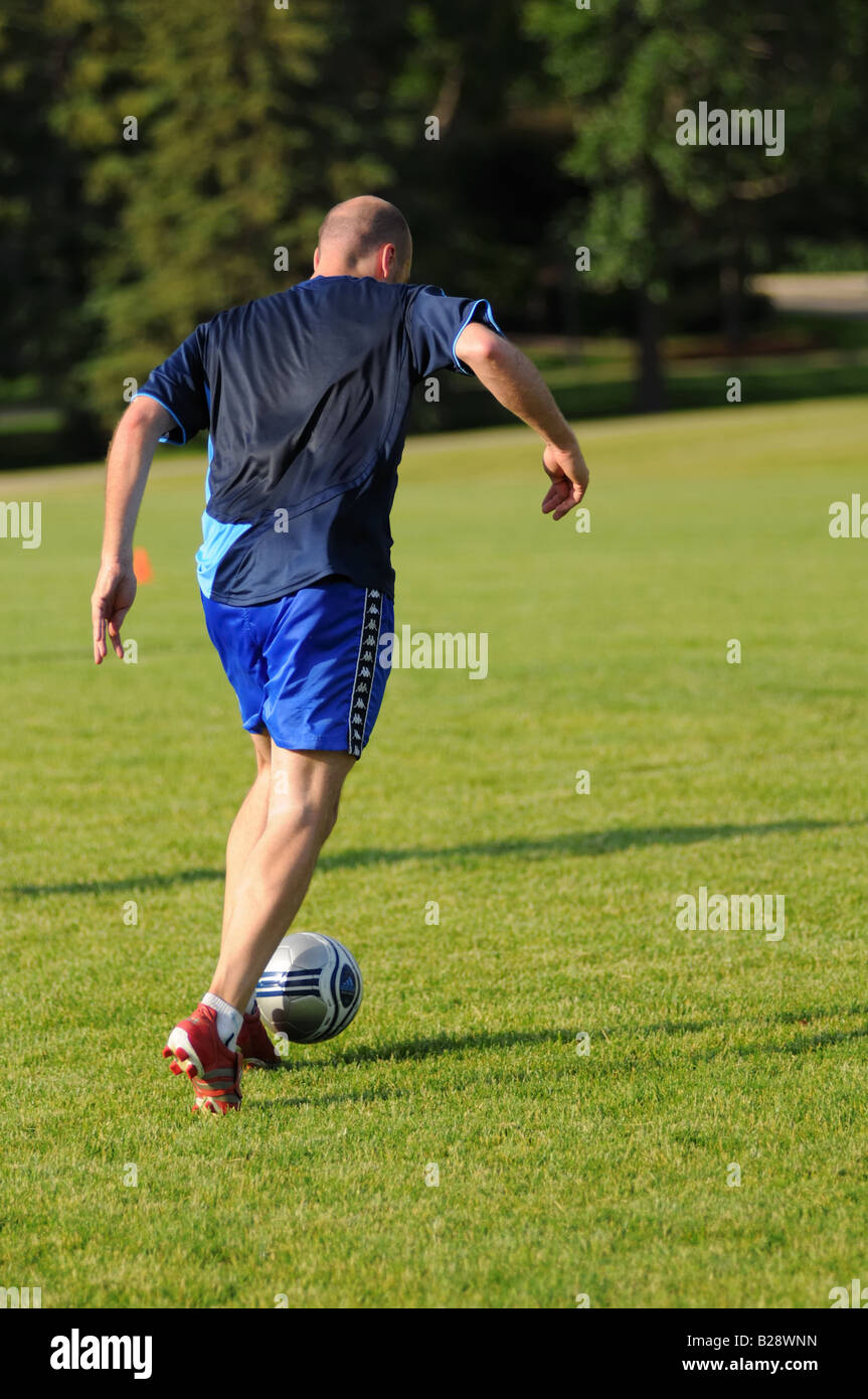 Football player. Stock Photo