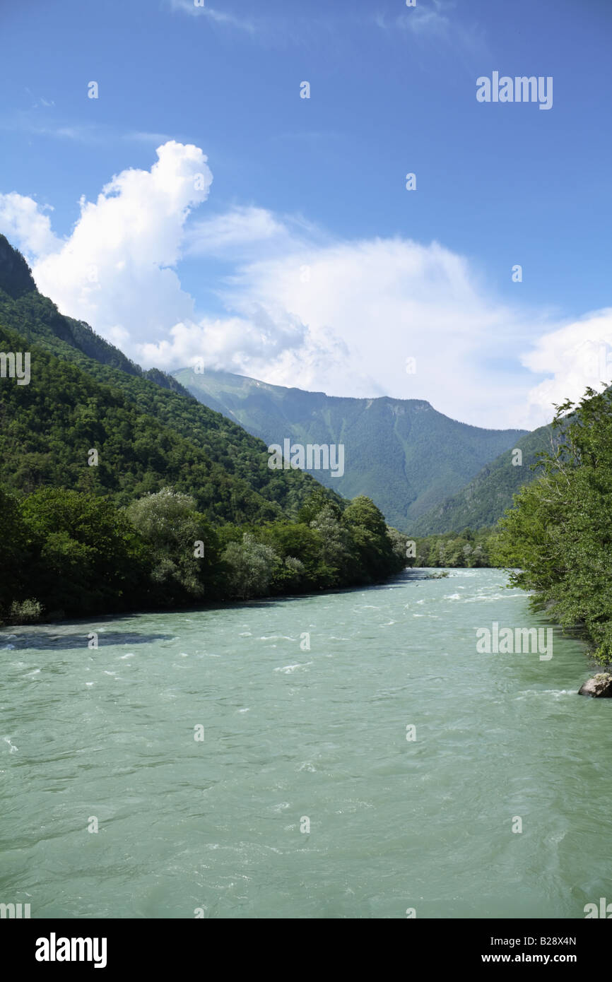 Mountain river Stock Photo