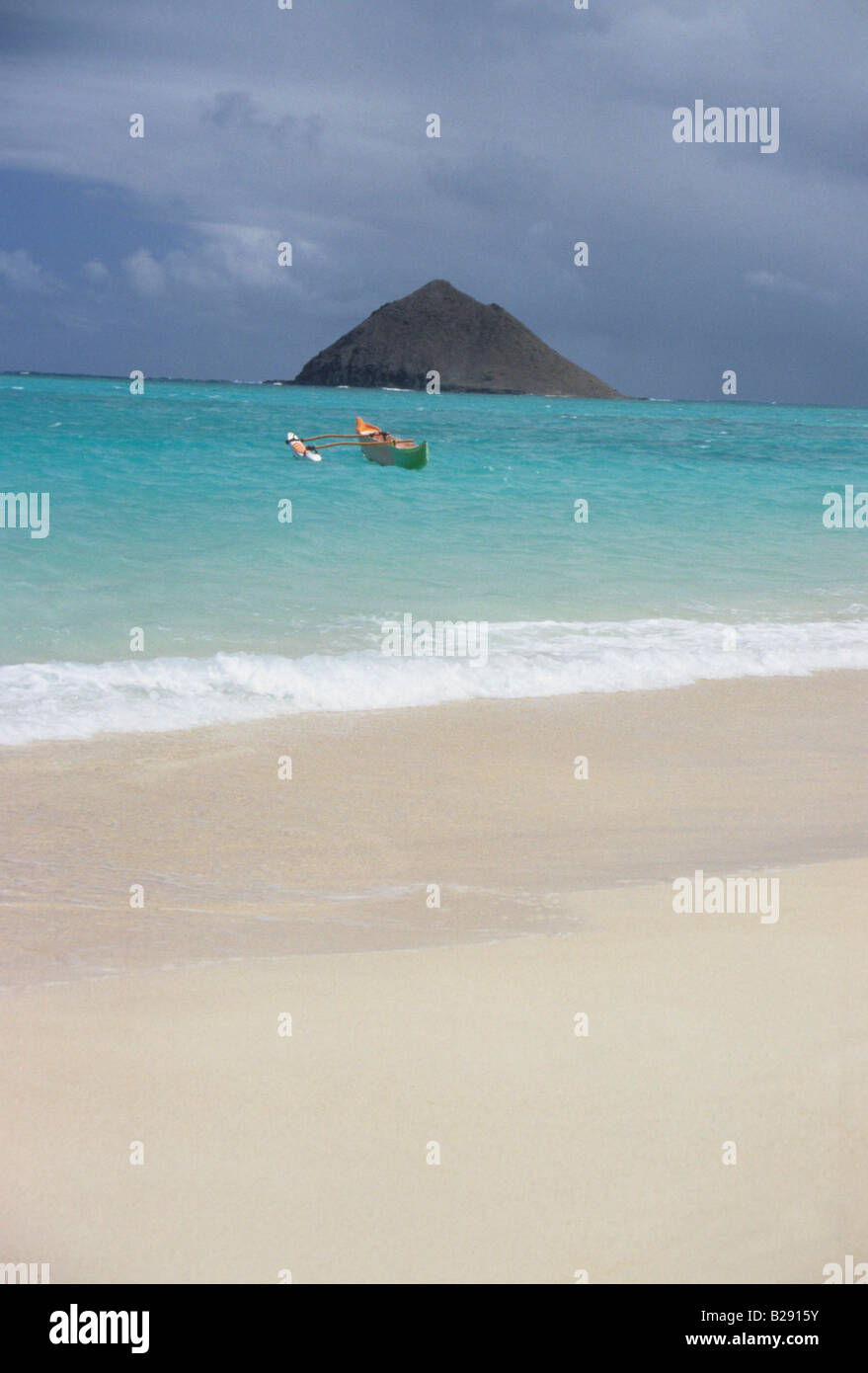 Lanikai beaches Oahu Island Hawaii USA Stock Photo Alamy
