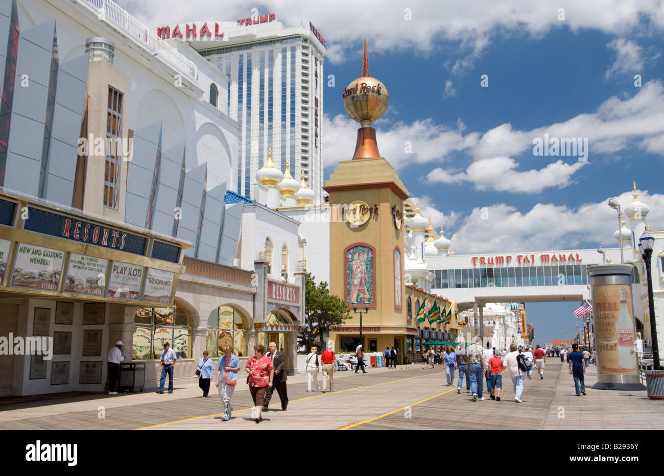 The Boardwalk, Atlantic City, New Jersey Stock Photo Alamy