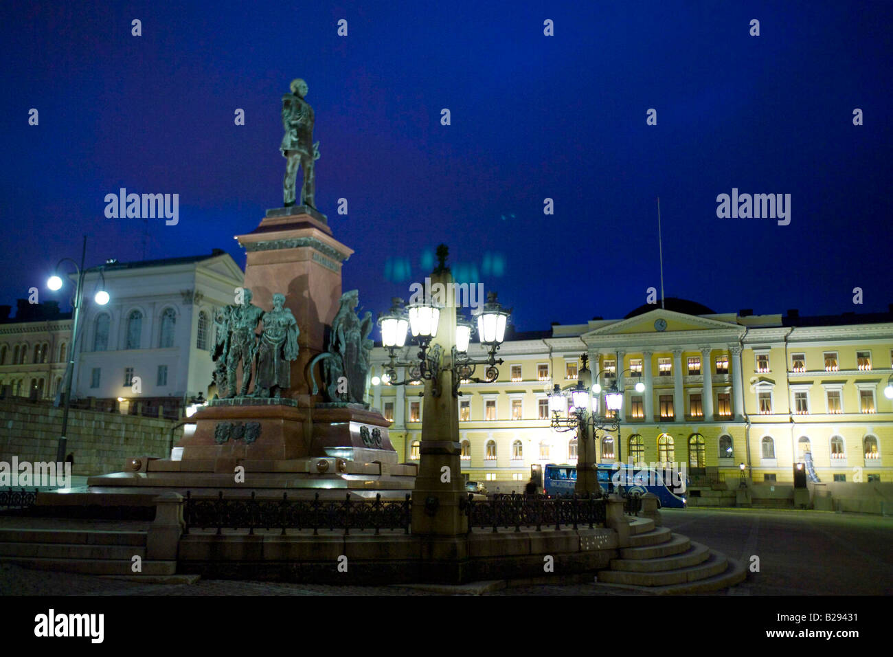 Cathedral Square Helsinki Finland Date 11 02 2008 Ref ZB693 110474 0002 COMPULSORY CREDIT World Pictures Photoshot Stock Photo