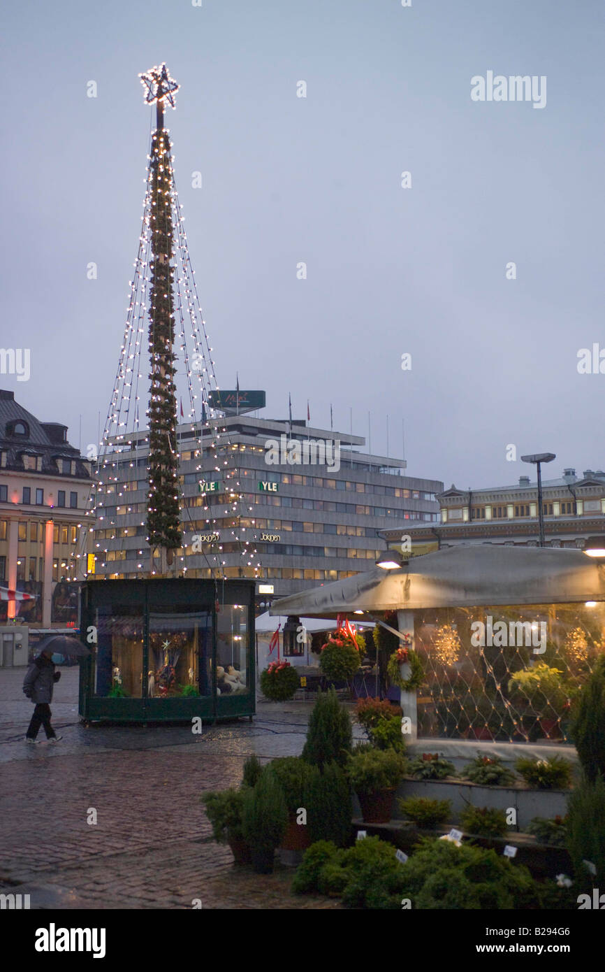 Christmas Market Turku Finland Date 22 04 2008 Ref ZB693 112626 0021 COMPULSORY CREDIT World Pictures Photoshot Stock Photo