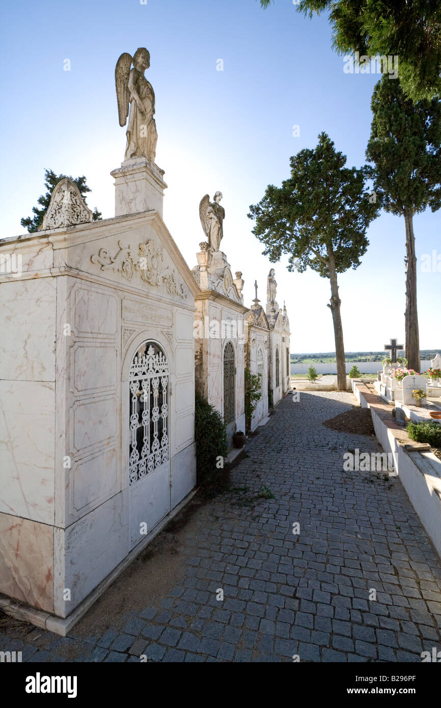 Noble and wealthy people tombs in a typical Catholic cemetery in Crato