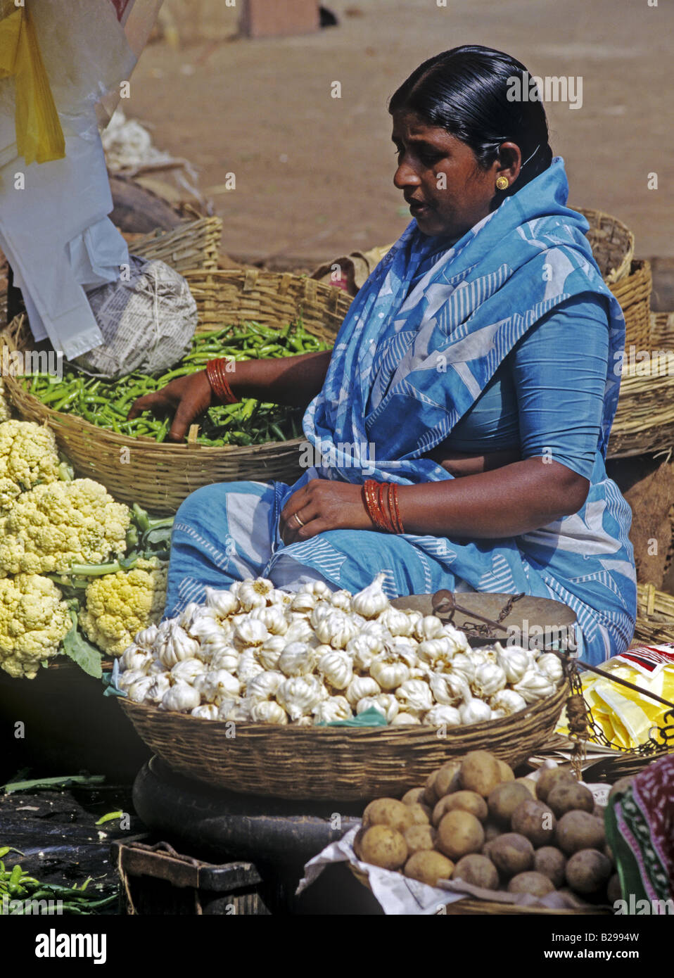 Market Panjim Goa State India Date 15 06 2008 Ref ZB548 115573 0136 COMPULSORY CREDIT World Pictures Photoshot Stock Photo