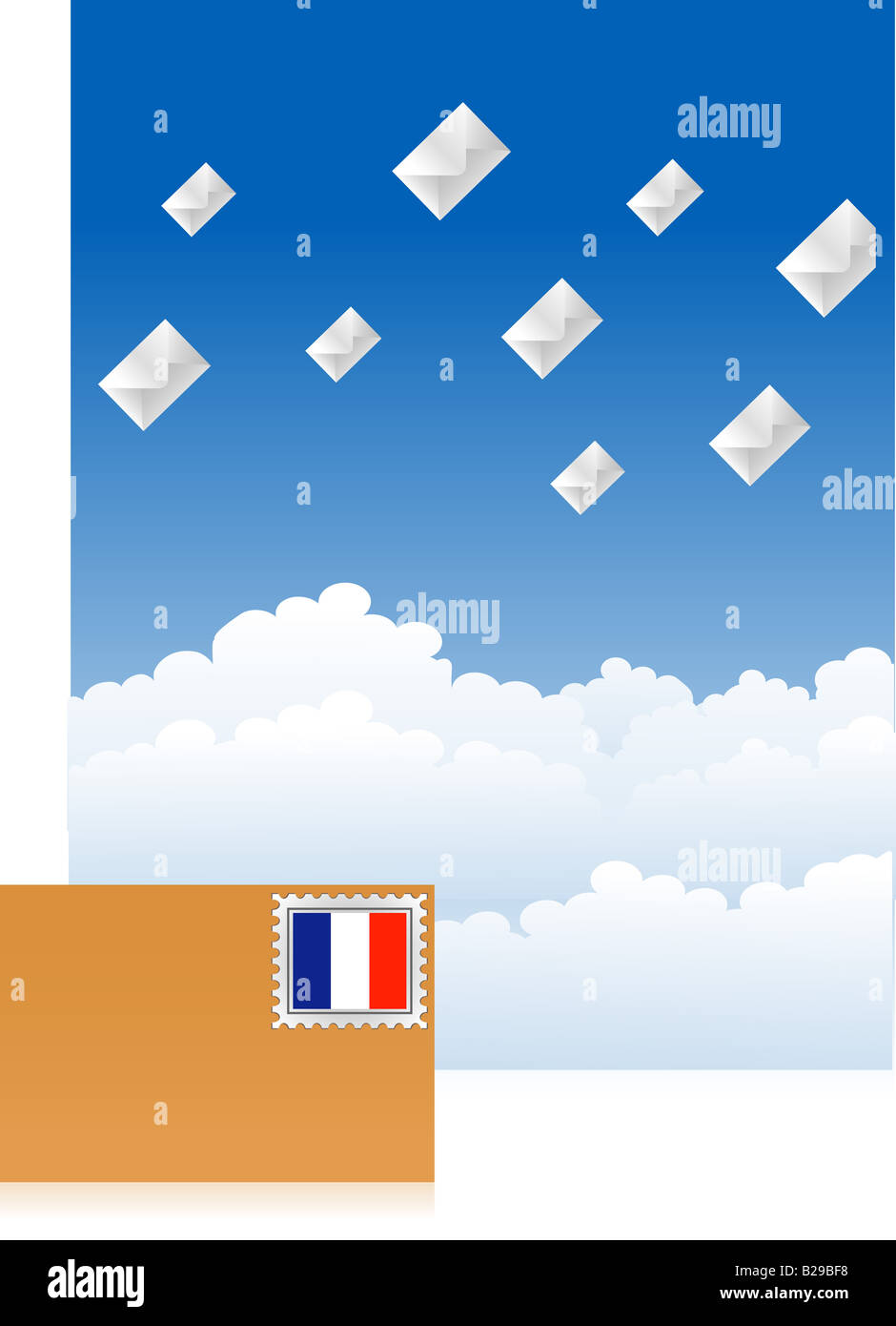 Proposed flag of Réunion (clouds) 