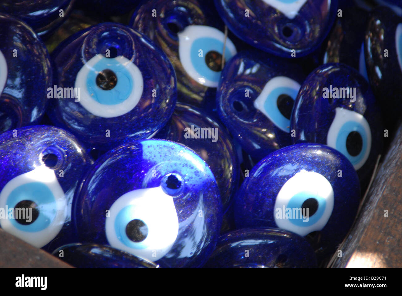 Evil Eye s Souvenir shop in Kas old town Turkey Ref ZB689 112131 0041 COMPULSORY CREDIT World Pictures Photoshot Stock Photo