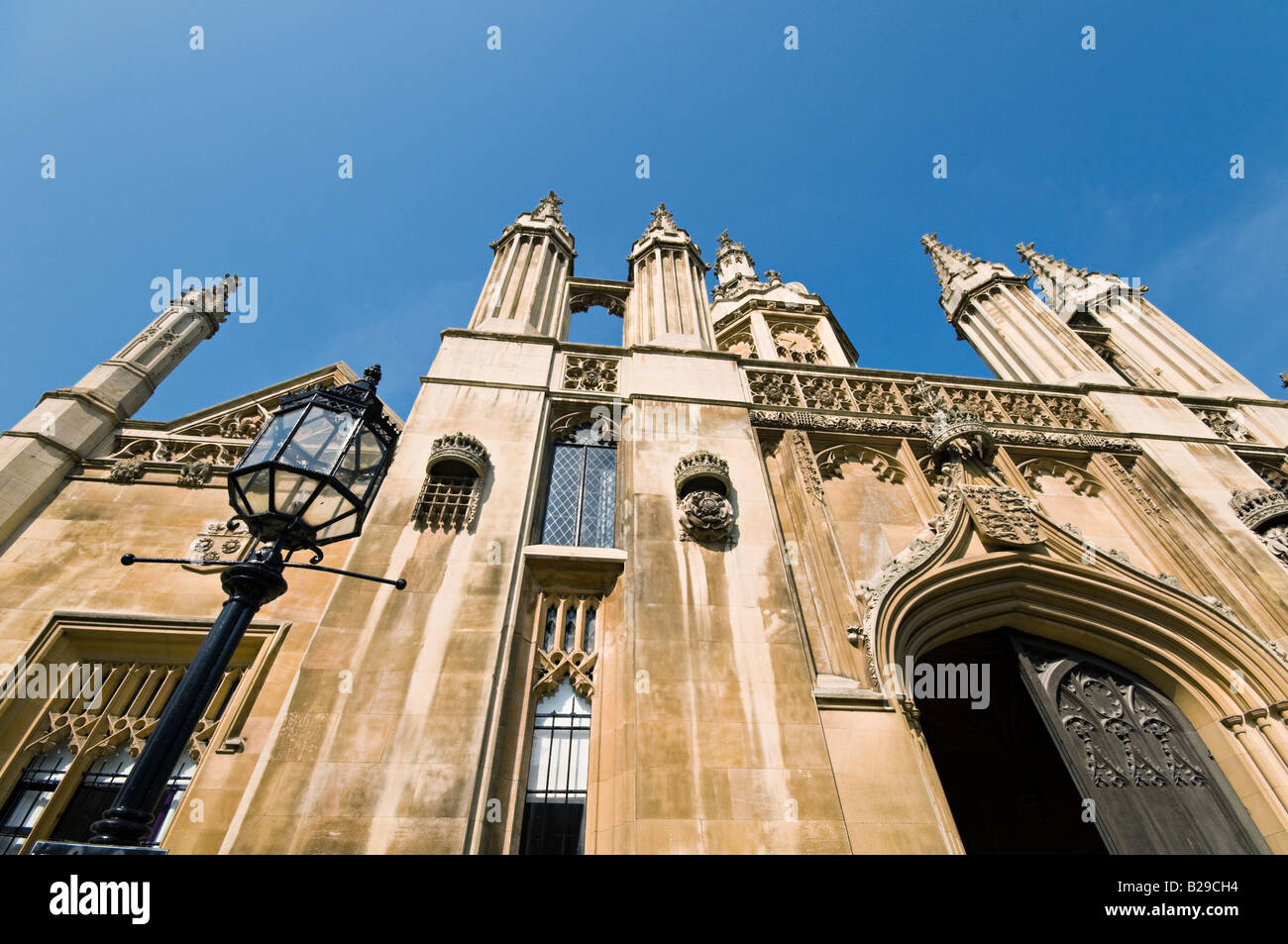 Entrance to King's College Cambridge University, Cambridge, U.K