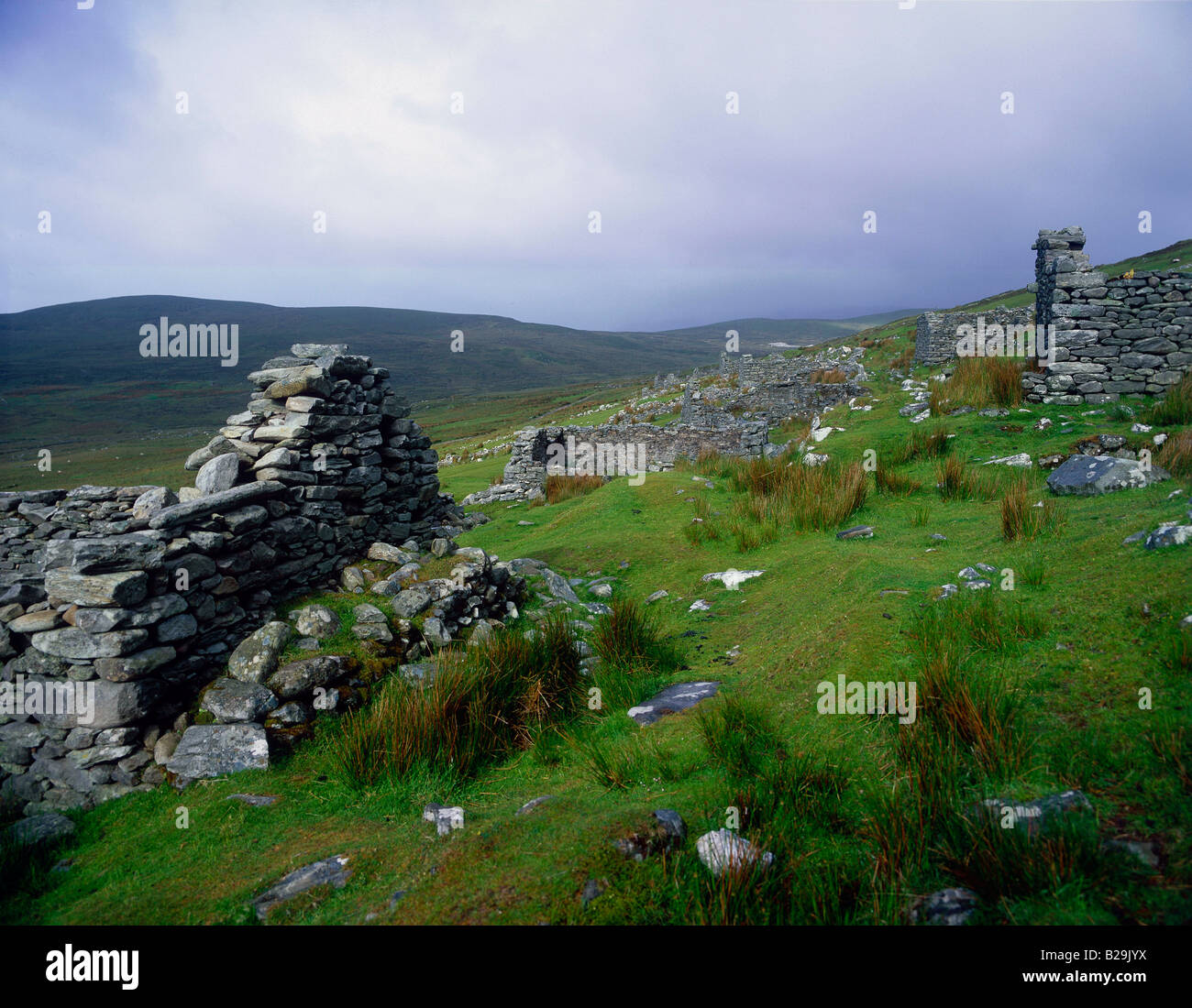 Ruins / Achill Island Stock Photo Alamy