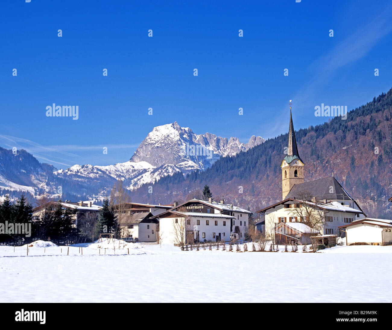 Kirchdorf Tirol Austria Ref WP STRANGE 3612 COMPULSORY CREDIT World Pictures Photoshot Stock Photo