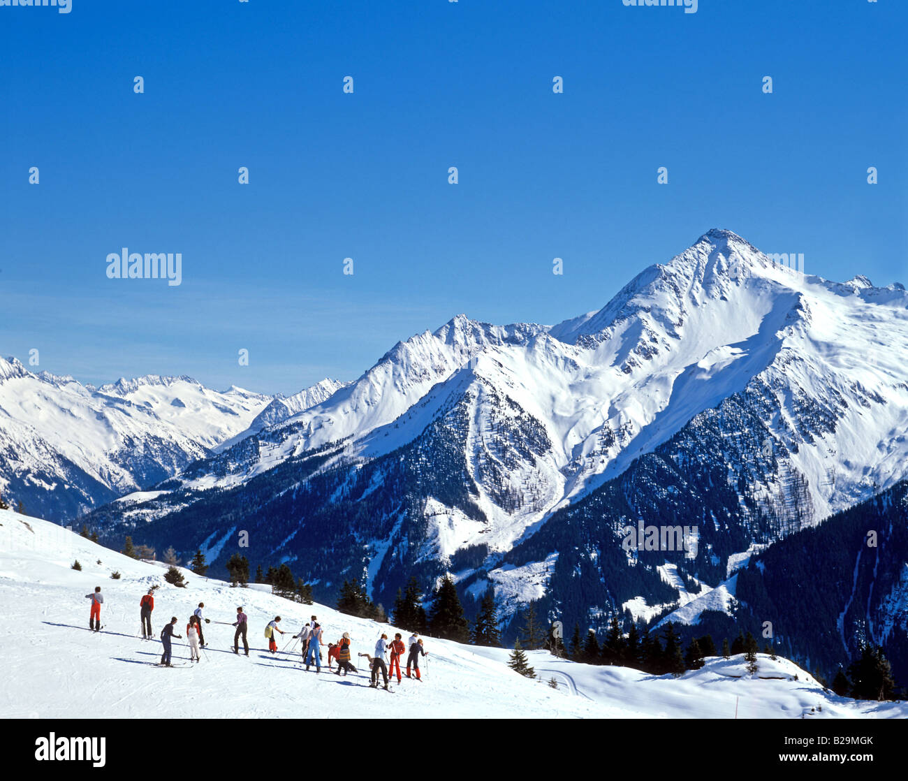 Mayrhofen Tirol Austria Ref WP STRANGE 3663 COMPULSORY CREDIT World Pictures Photoshot Stock Photo