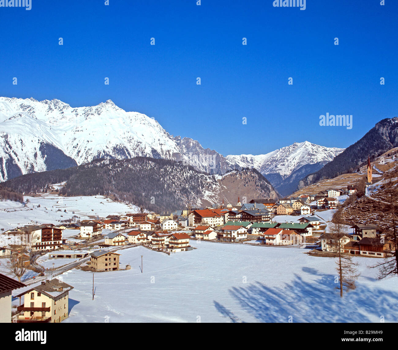 Nauders Tirol Austria Ref WP STRANGE 3667 COMPULSORY CREDIT World Pictures Photoshot Stock Photo