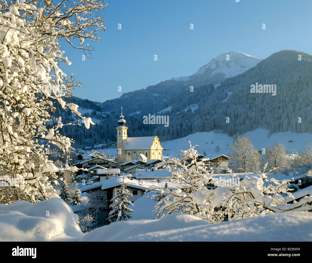 Soll Tirol Austria Ref WP STRANGE 3743 COMPULSORY CREDIT World Pictures Photoshot Stock Photo