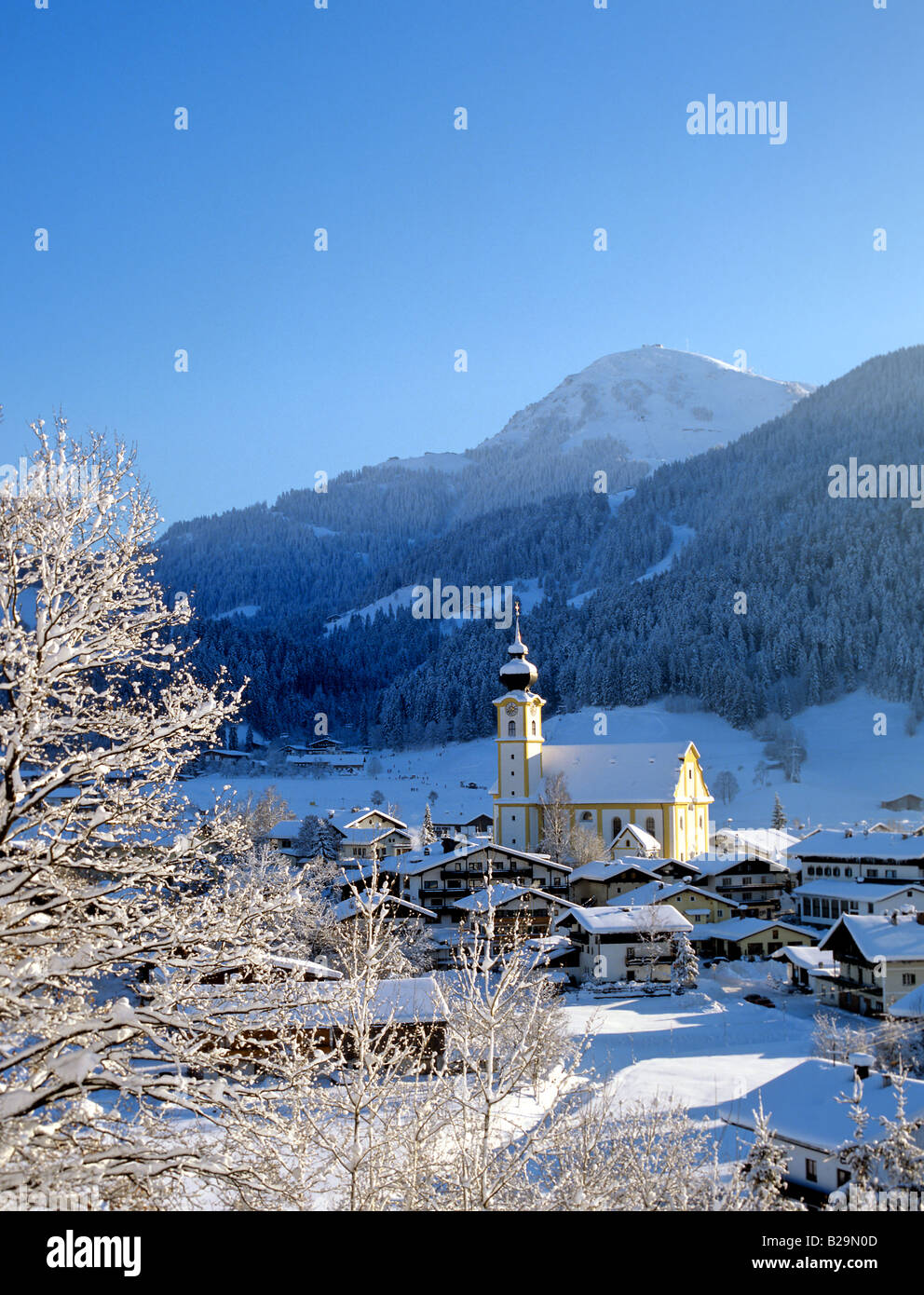 Soll Tirol Austria Ref WP STRANGE 3744 COMPULSORY CREDIT World Pictures Photoshot Stock Photo