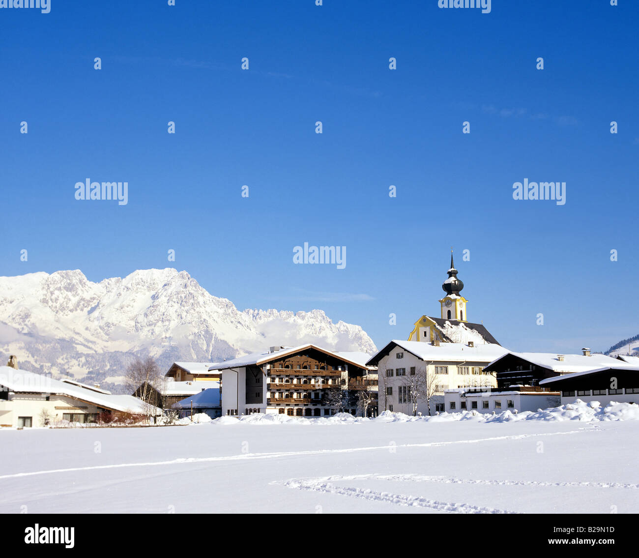 Soll Tirol Austria Ref WP STRANGE 3749 COMPULSORY CREDIT World Pictures Photoshot Stock Photo