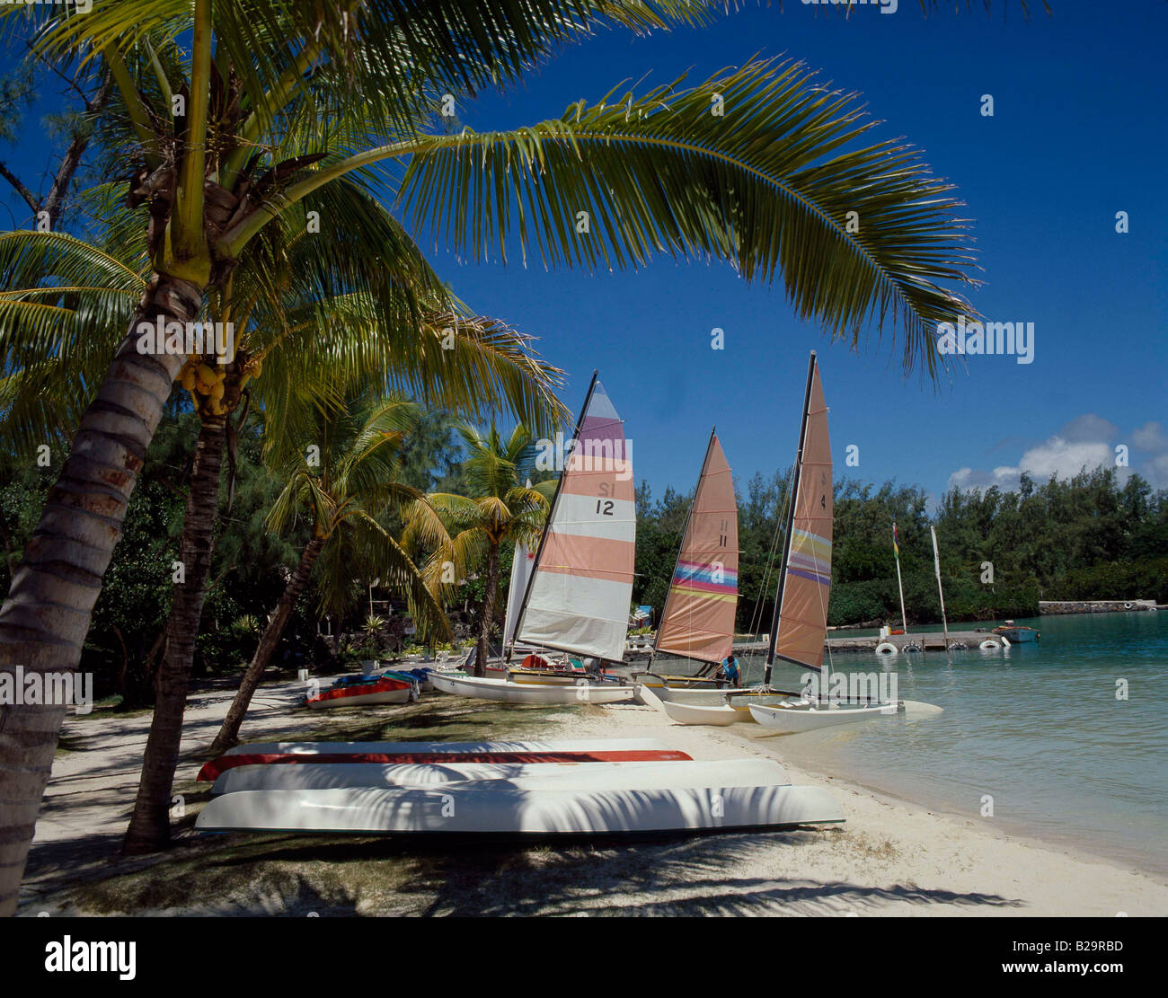 Ile Aux Cerfs Mauritius Ref WP JEDMAR 203 COMPULSORY CREDIT World Pictures Photoshot Stock Photo