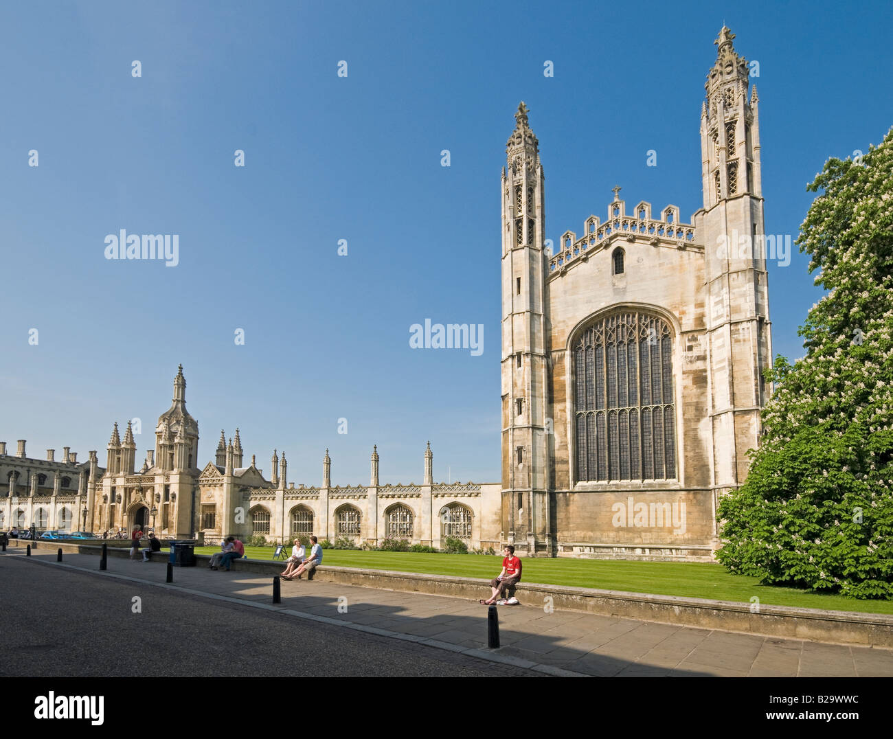 Kings College Cambridge United Kingdom Stock Photo