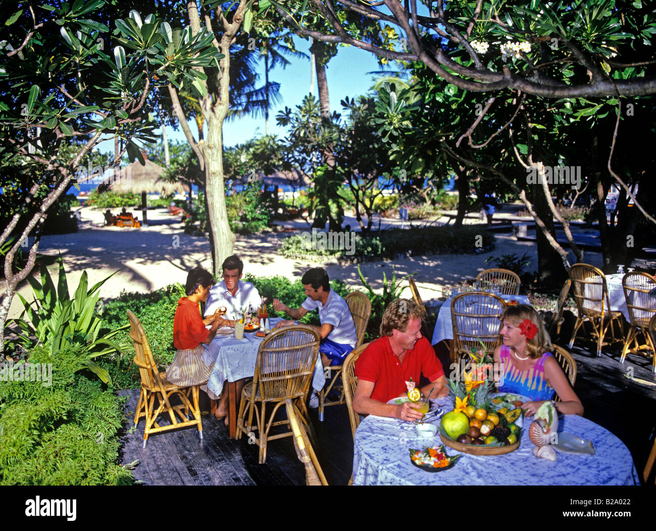 Beach cafe Bali Indonesia Date 28 03 2008 Ref WP B548 111653 0004 COMPULSORY CREDIT World Pictures Photoshot Stock Photo