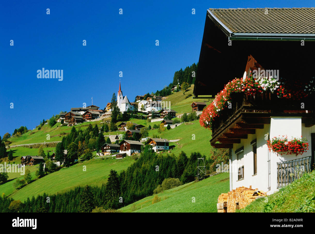 AUSTRIA Tirol Defereggental St Veit i D Stock Photo