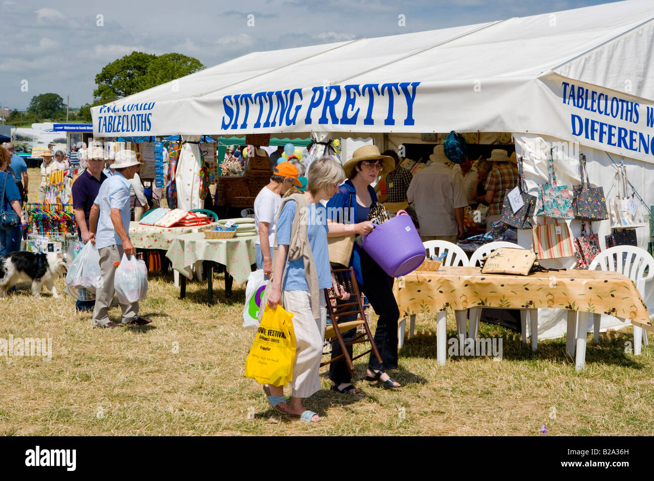Country Fair Devon England Stock Photo Alamy