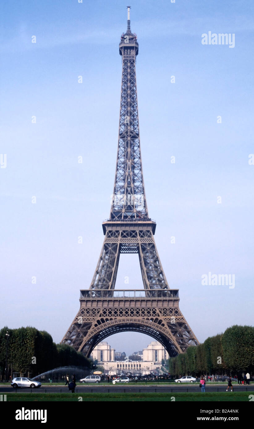 Eiffel Tower Tour Eiffel Paris France Europe Stock Photo