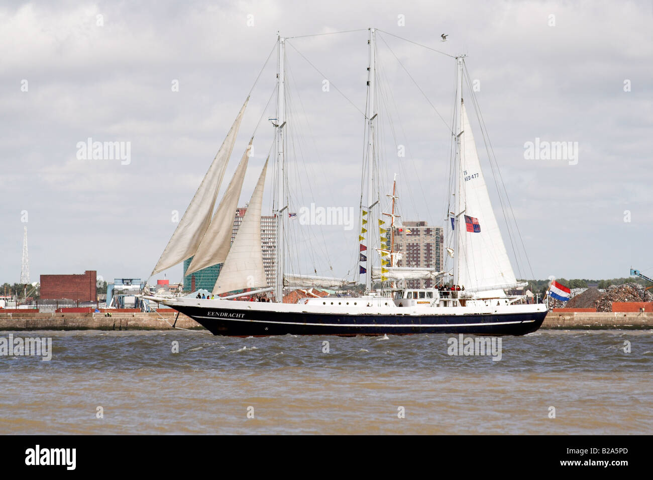 Tall Ships Race 2008, Liverpool, UK Stock Photo