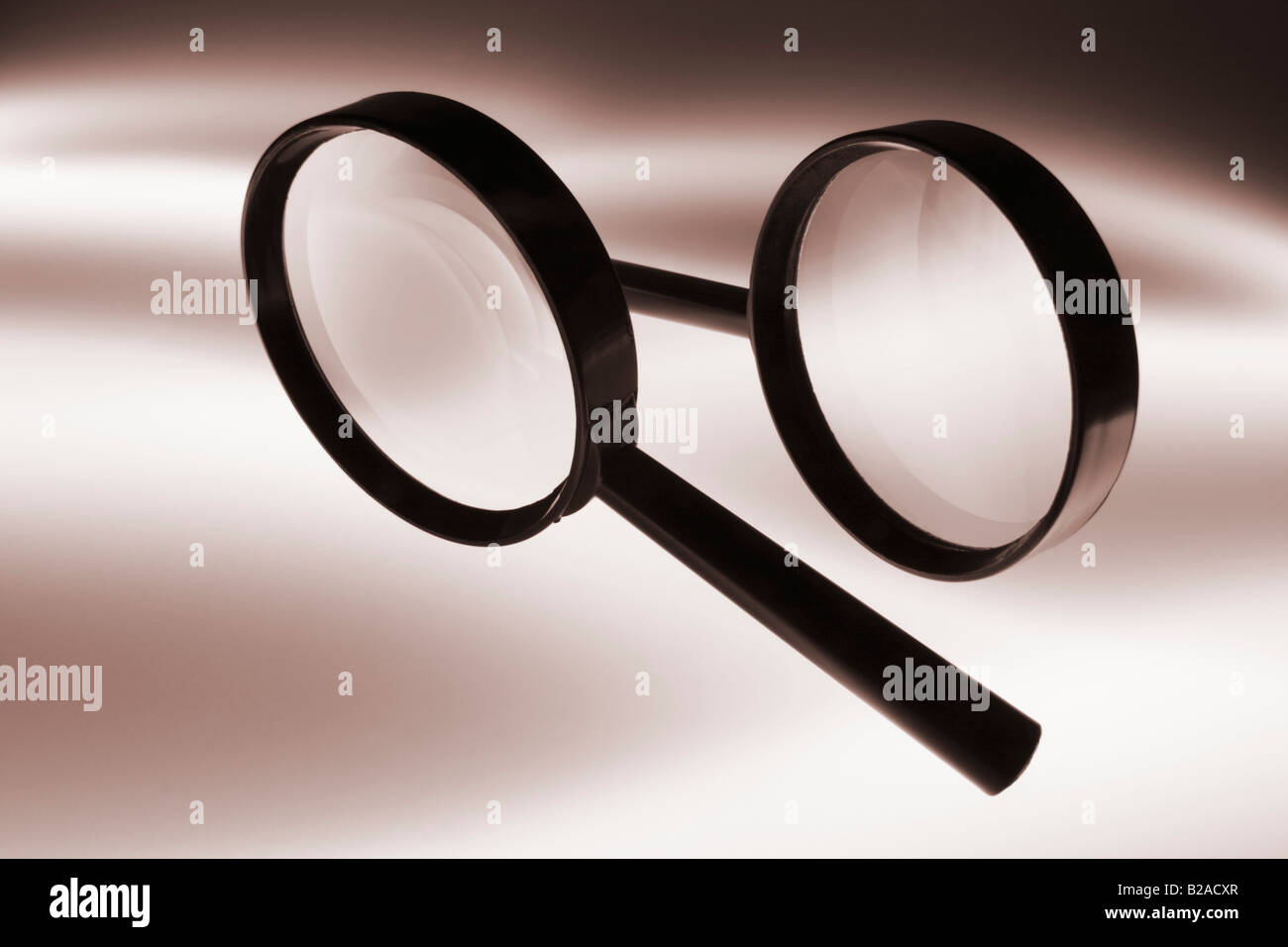 Magnifying Glasses Stock Photo