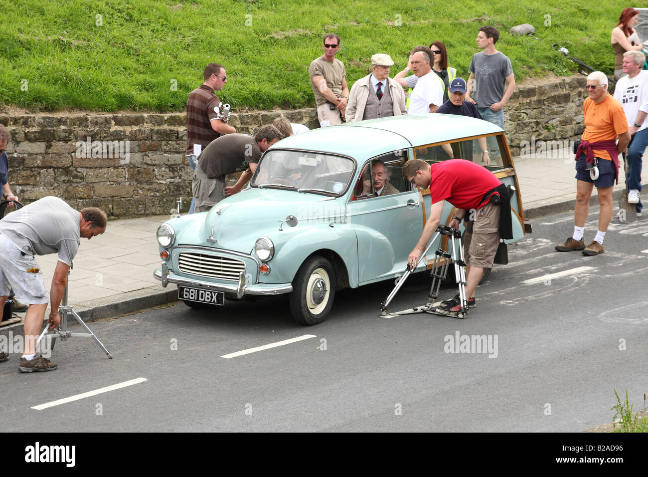 Filming of the ITV1 series Hearbeat on Location in Whitby, July 2008 Stock Photo