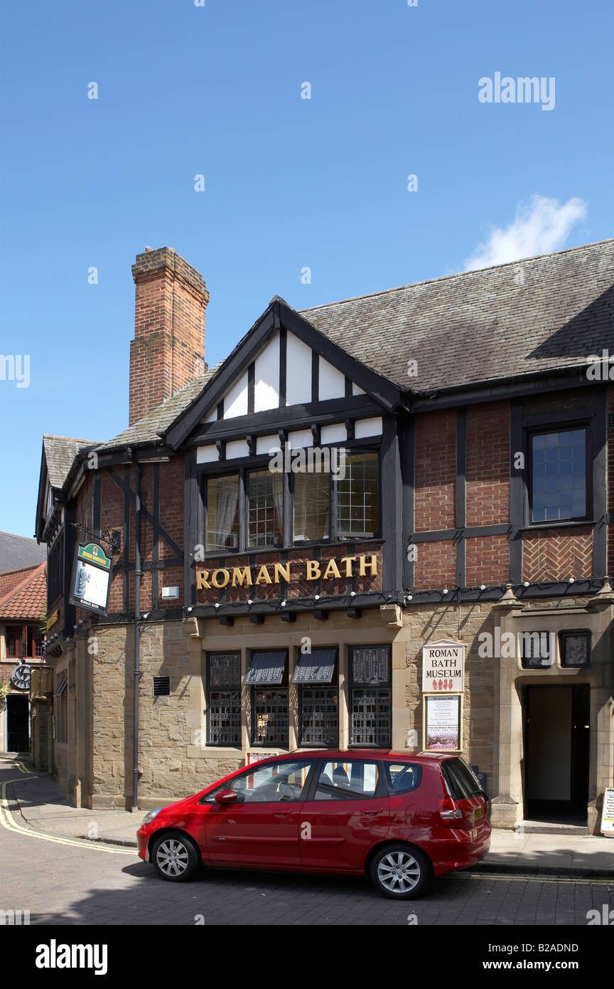 ROMAN BATH MUSEUM YORK CITY ENGLAND UK Stock Photo - Alamy