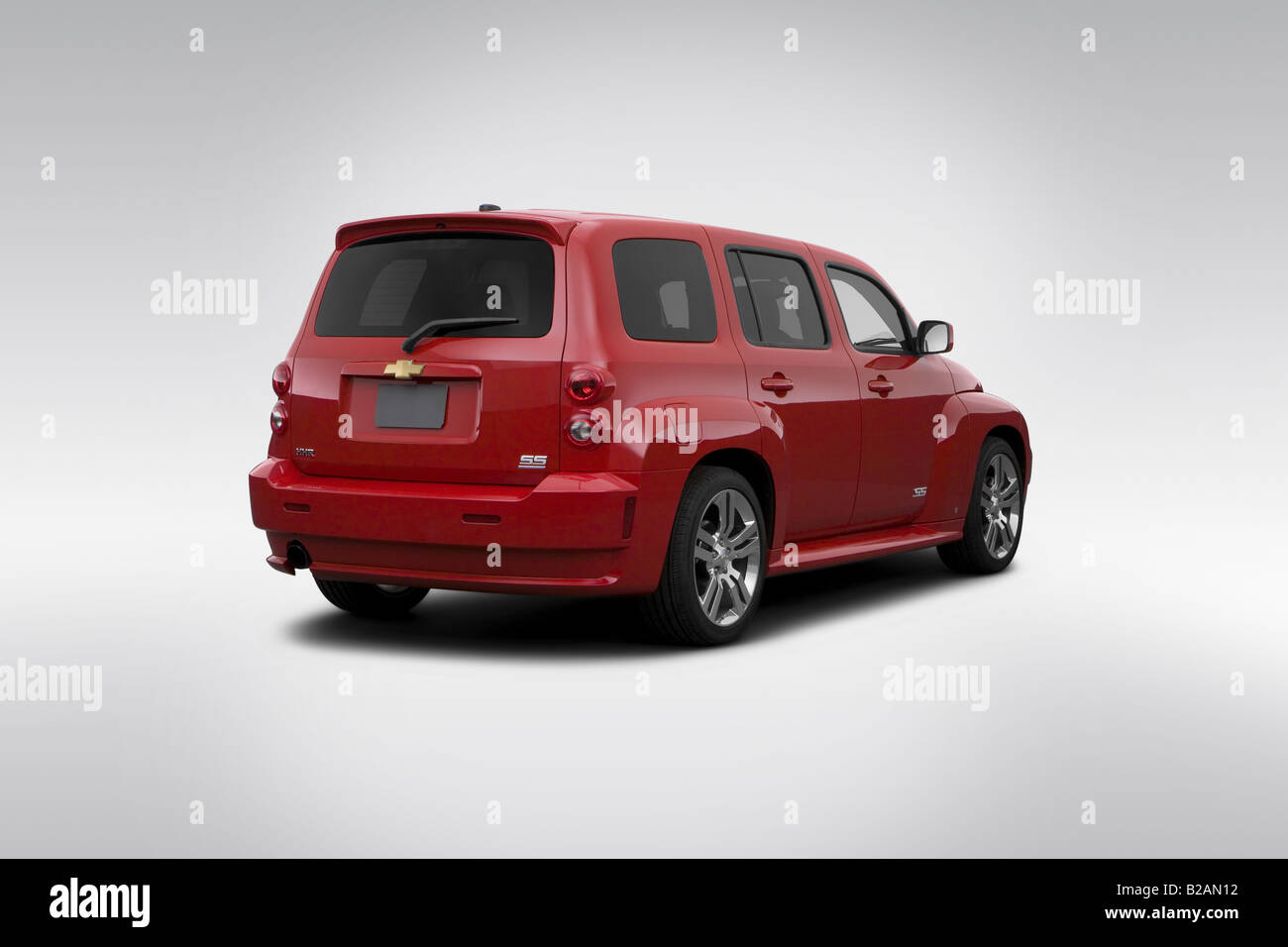 2008 Chevrolet HHR SS in Red - Rear angle view Stock Photo - Alamy