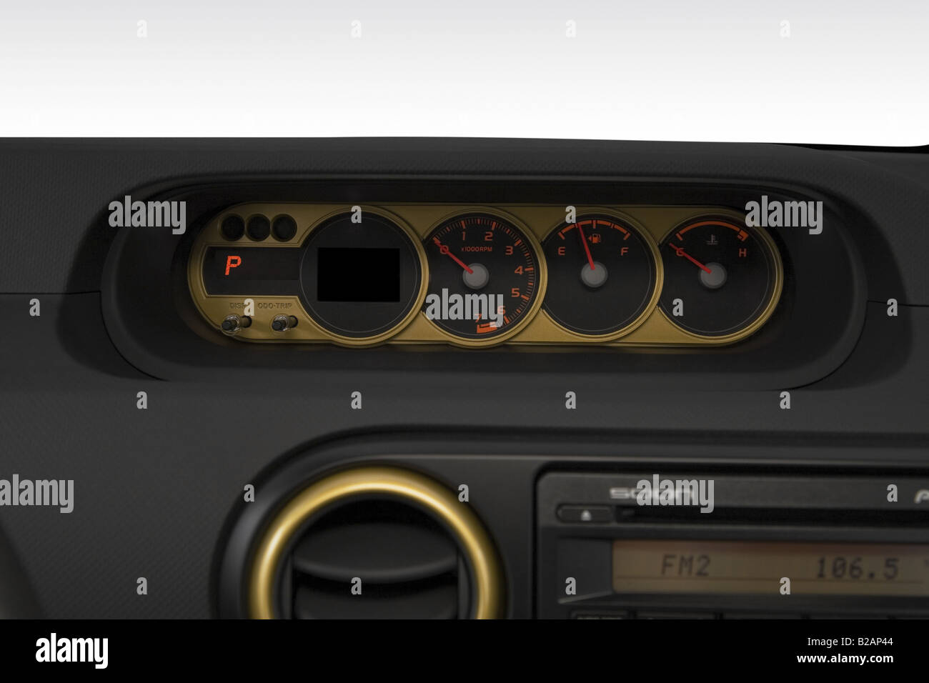 2008 Scion xB in Gold Speedometer/tachometer Stock Photo Alamy