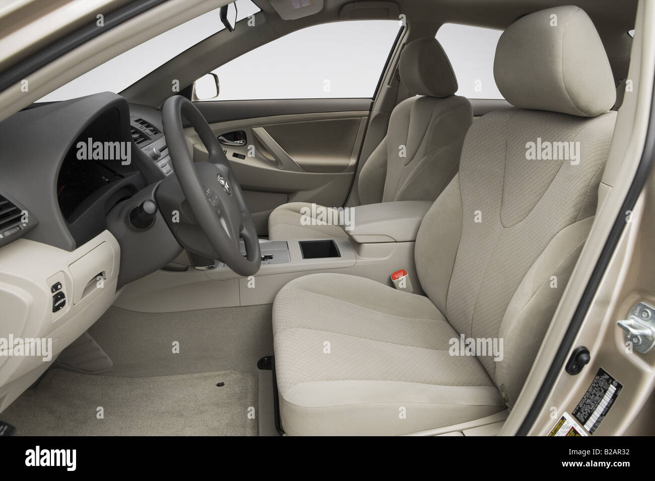 2009 Toyota Camry In Beige Front Seats Stock Photo