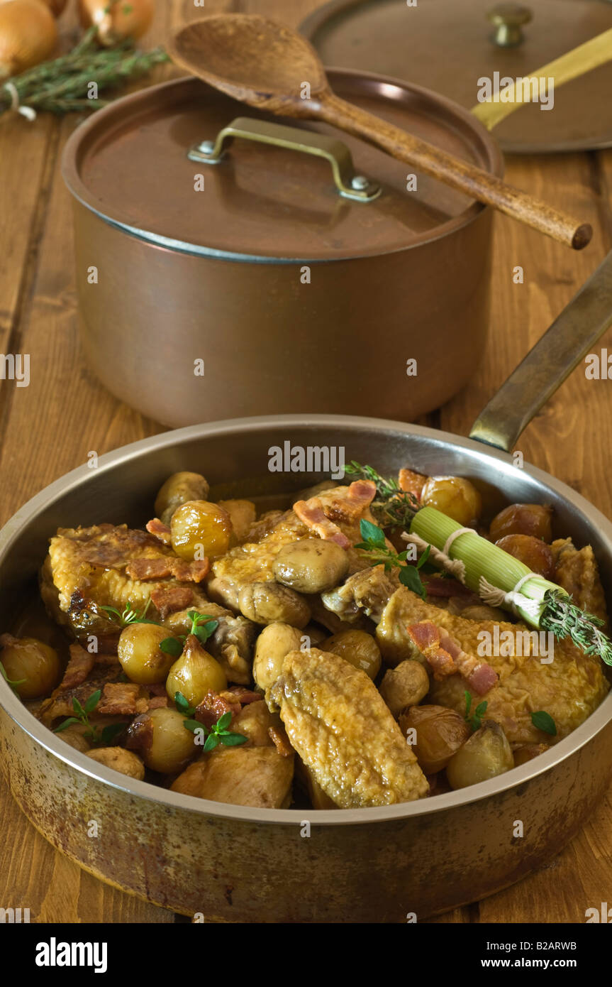 Coq Au Vin France Food Stock Photo - Alamy