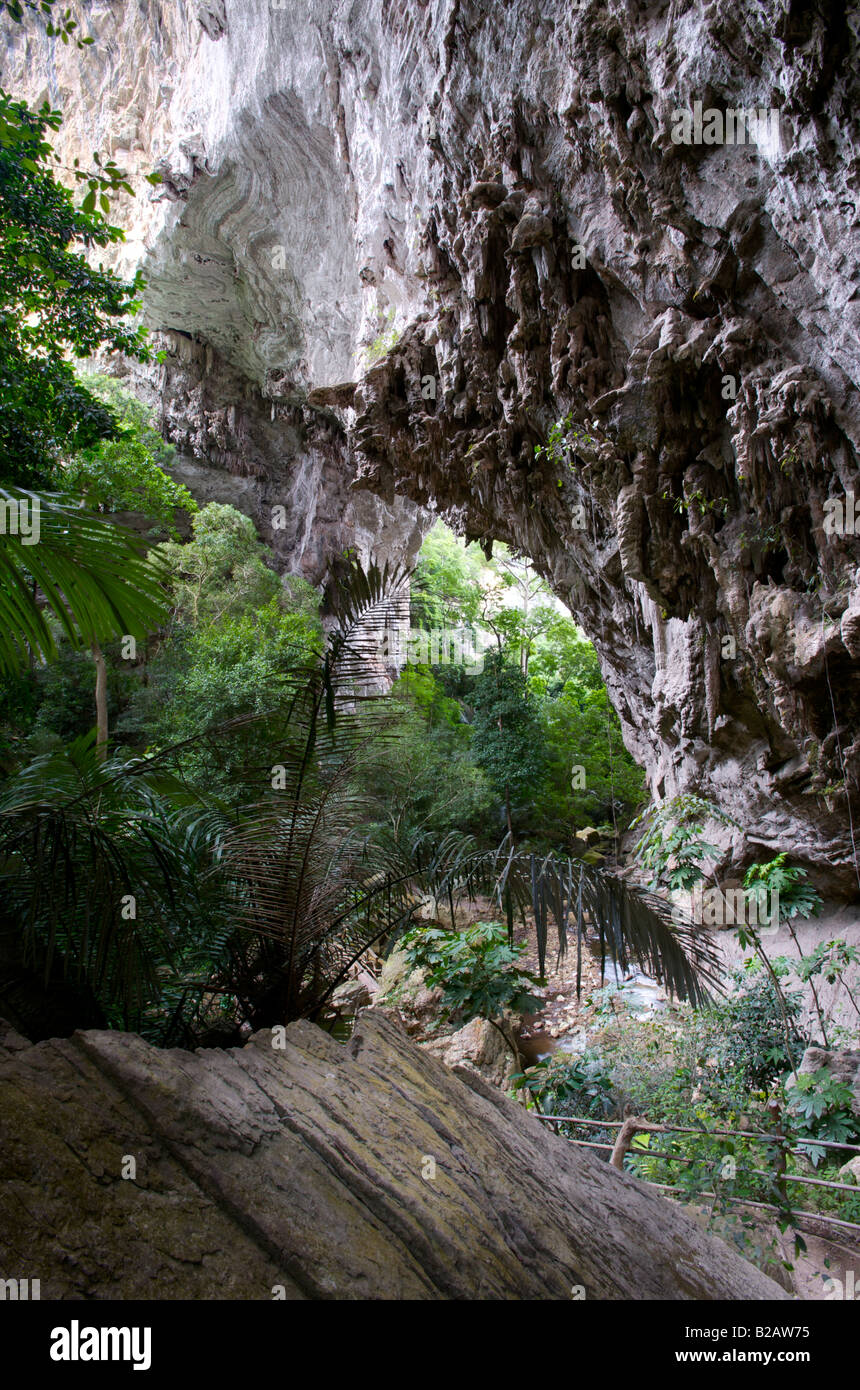 Tham Lod Yai Cave or Big Cave at Chaloem Rattanakosin National