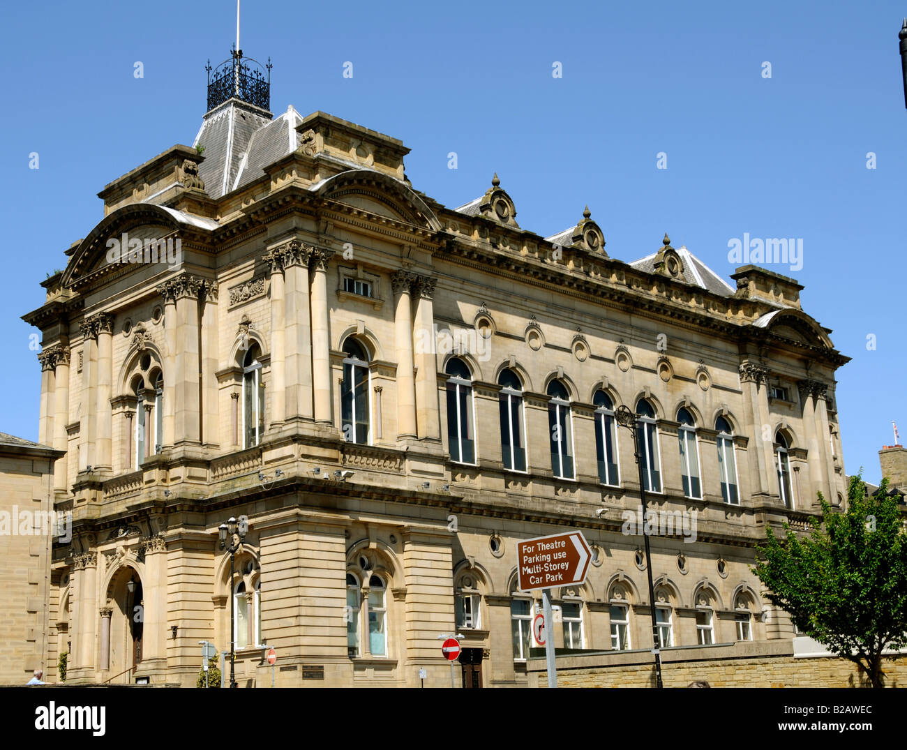 The Huddersfield Concert Hall Stock Photo - Alamy