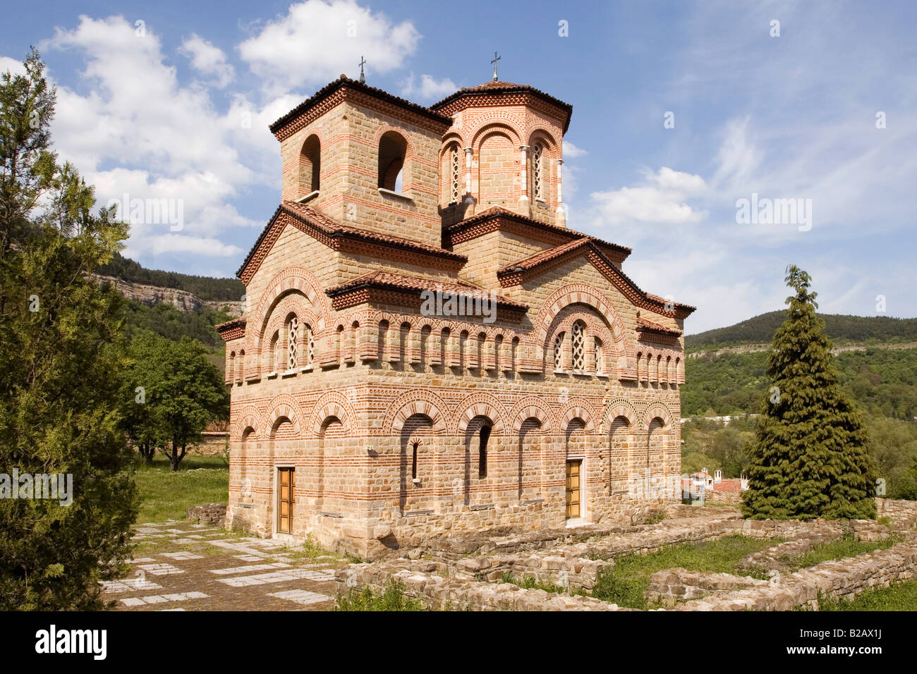 St Dimitar of Solun church in  Assen's Quarter of Veliko Tarnovo,  the medieval capital of Bulgaria Stock Photo