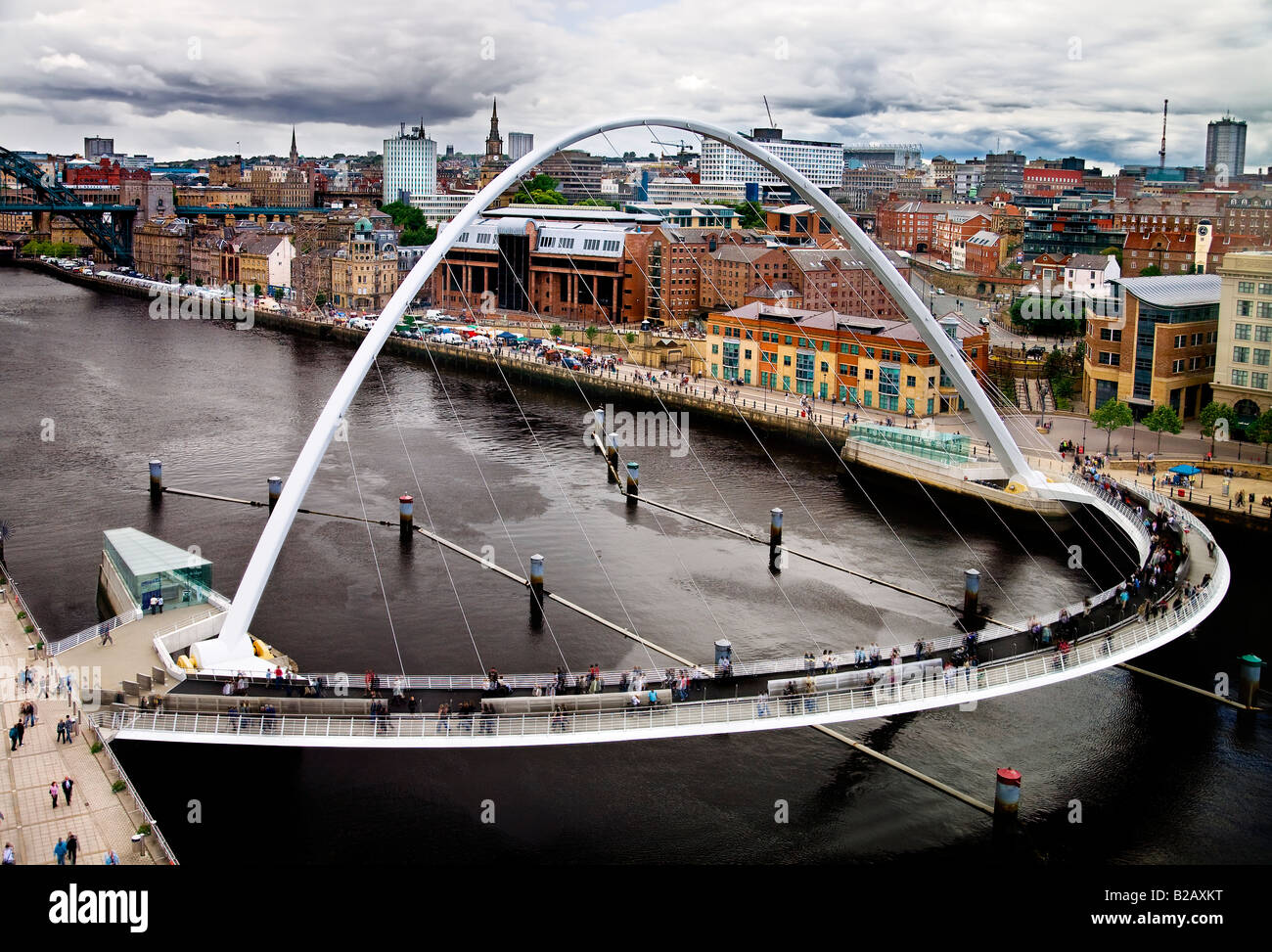Aerial view of newcastle upon tyne hi-res stock photography and images ...