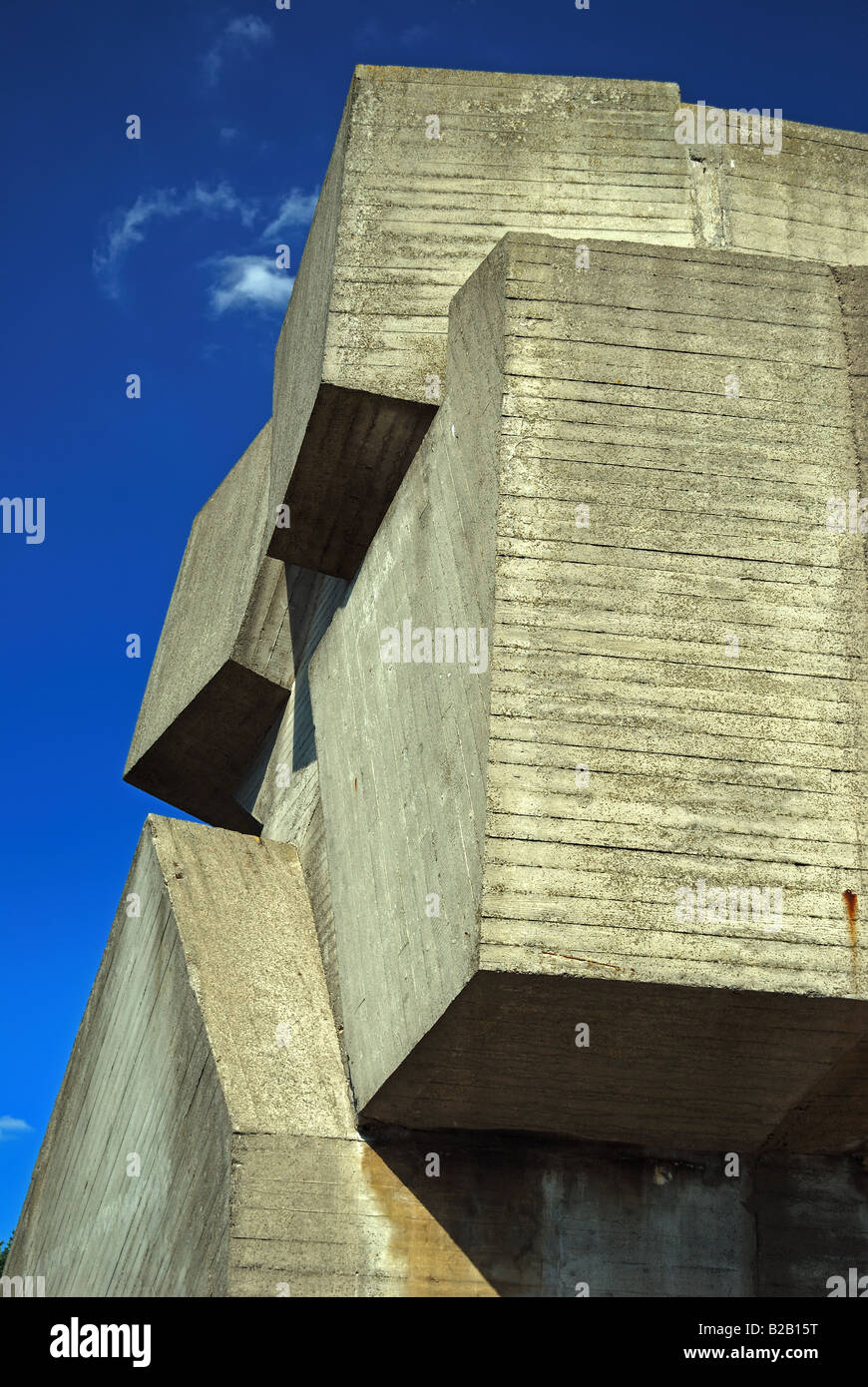 concrete and sky dead inorganic and incorporeal Stock Photo