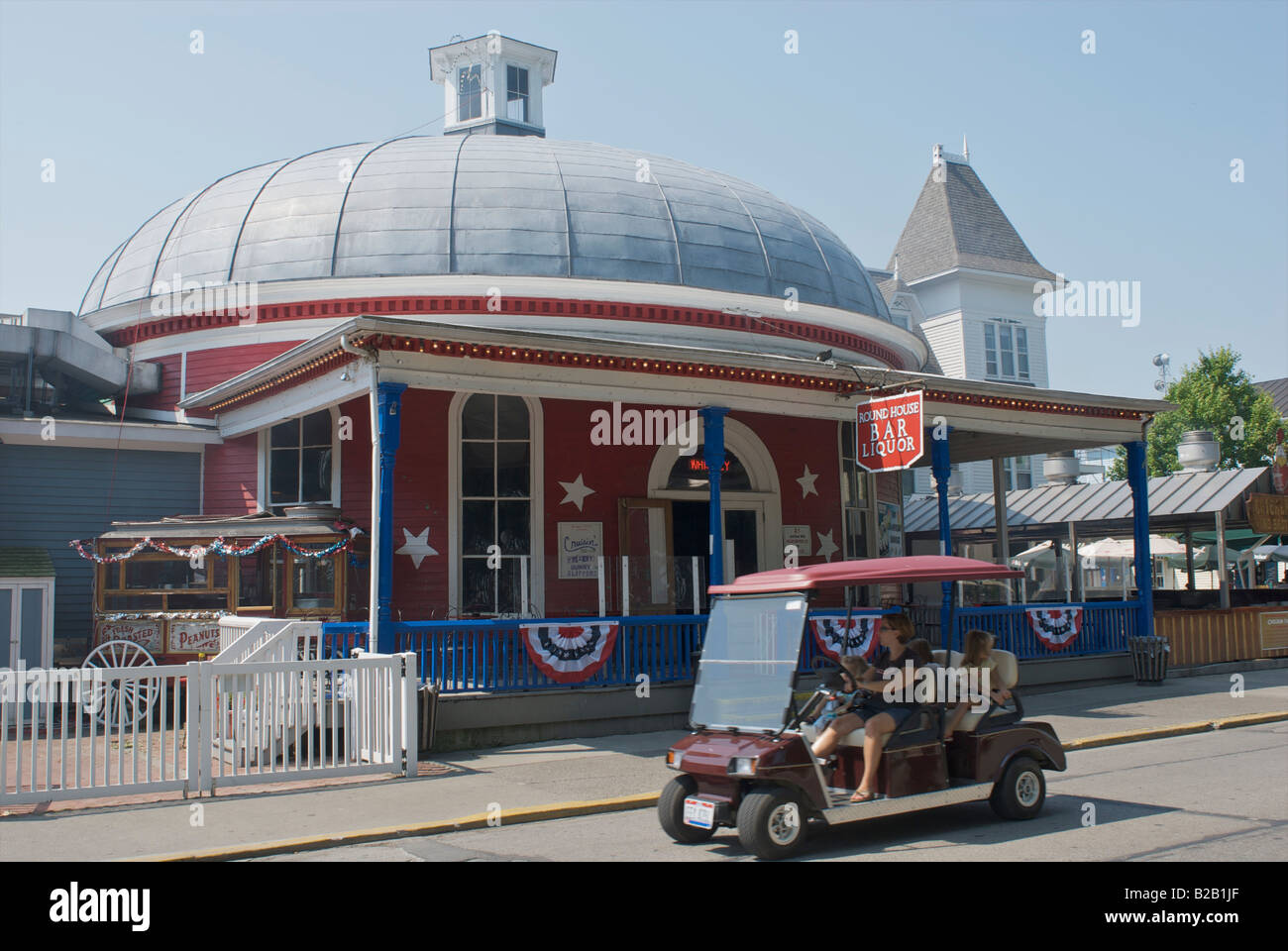 The Roundhouse bar in Put in Bay Ohio Stock Photo