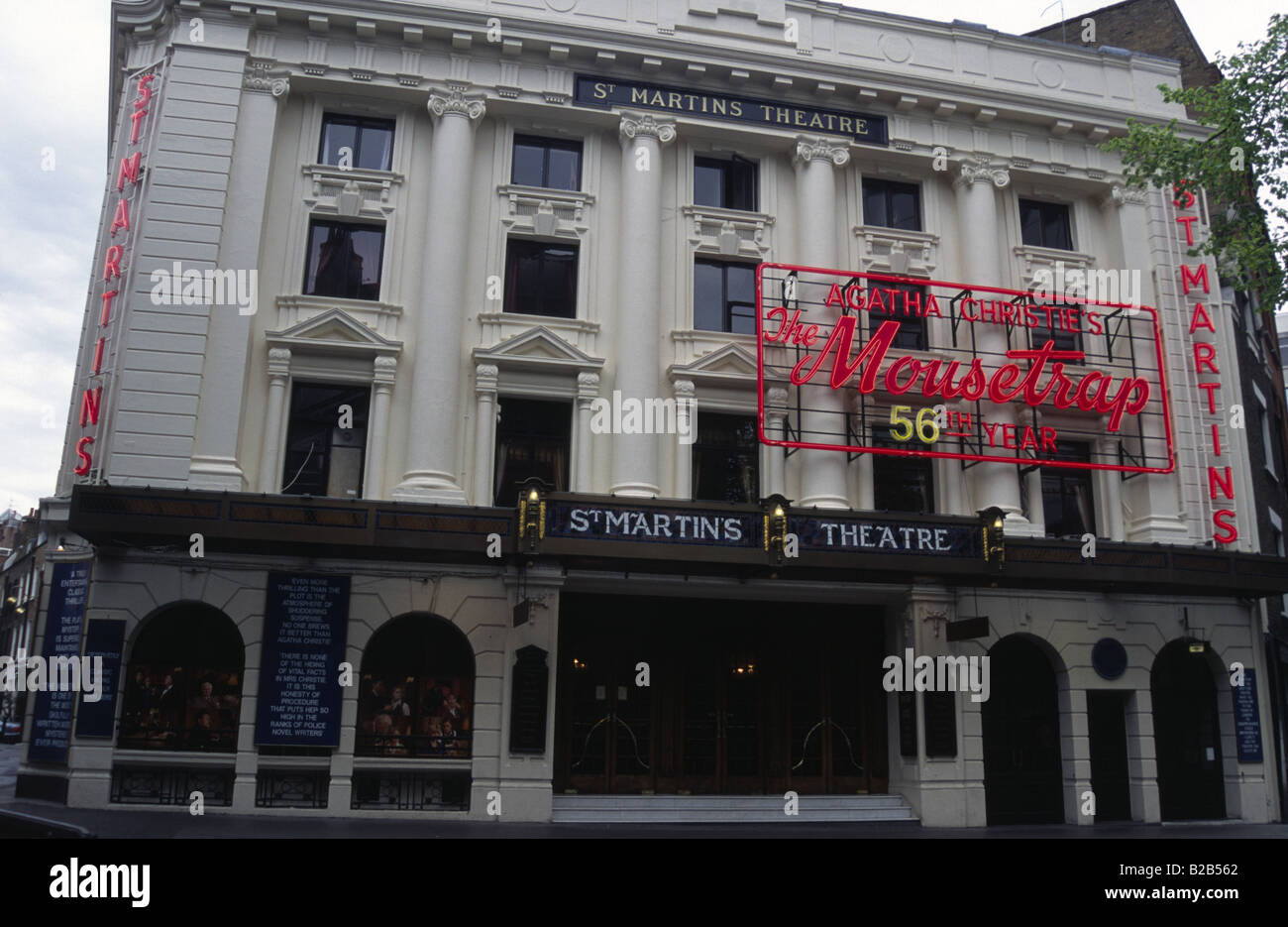 The Mousetrap at St Martins Theatre London UK Stock Photo - Alamy