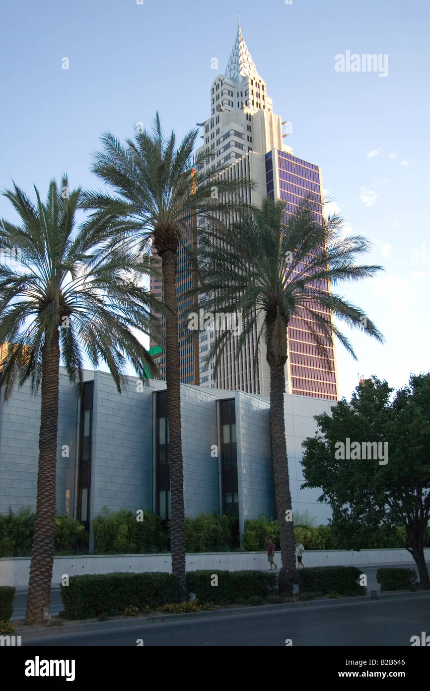 Replica of the Chrysler building in Las Vegas Stock Photo