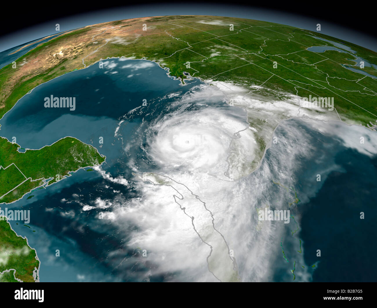 Hurricane Dennis Stock Photo