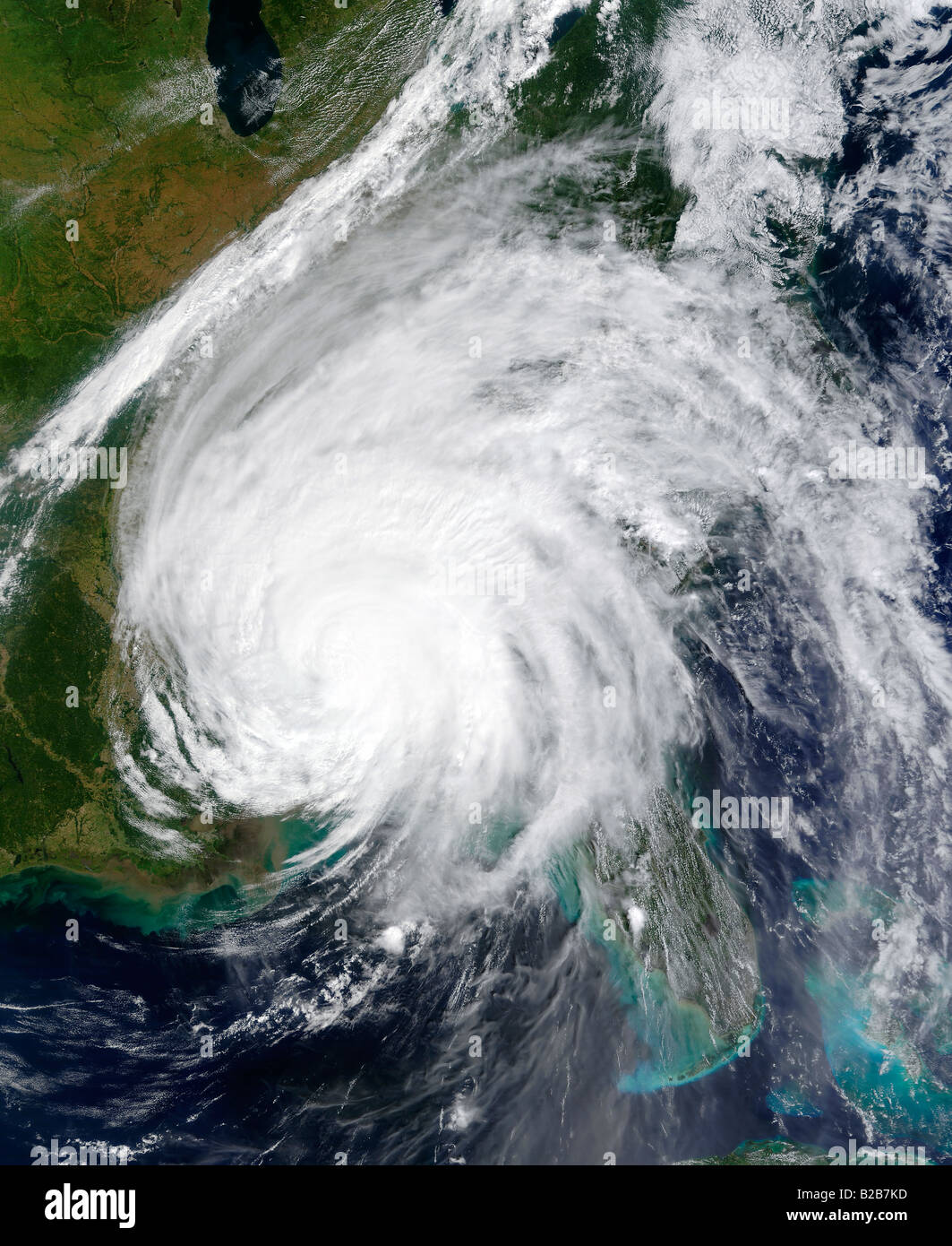 Hurricane Ivan. September 16, 2004 at 16:23 UTC Stock Photo