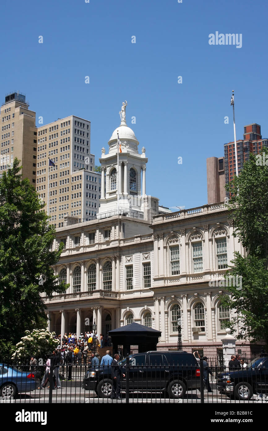 The City Hall - New York City, USA Stock Photo