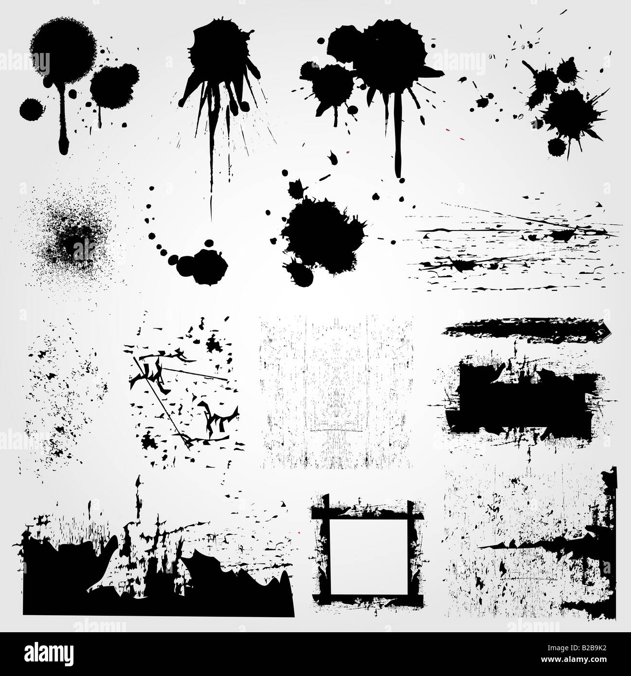 illustration drawing of design elements Stock Photo - Alamy