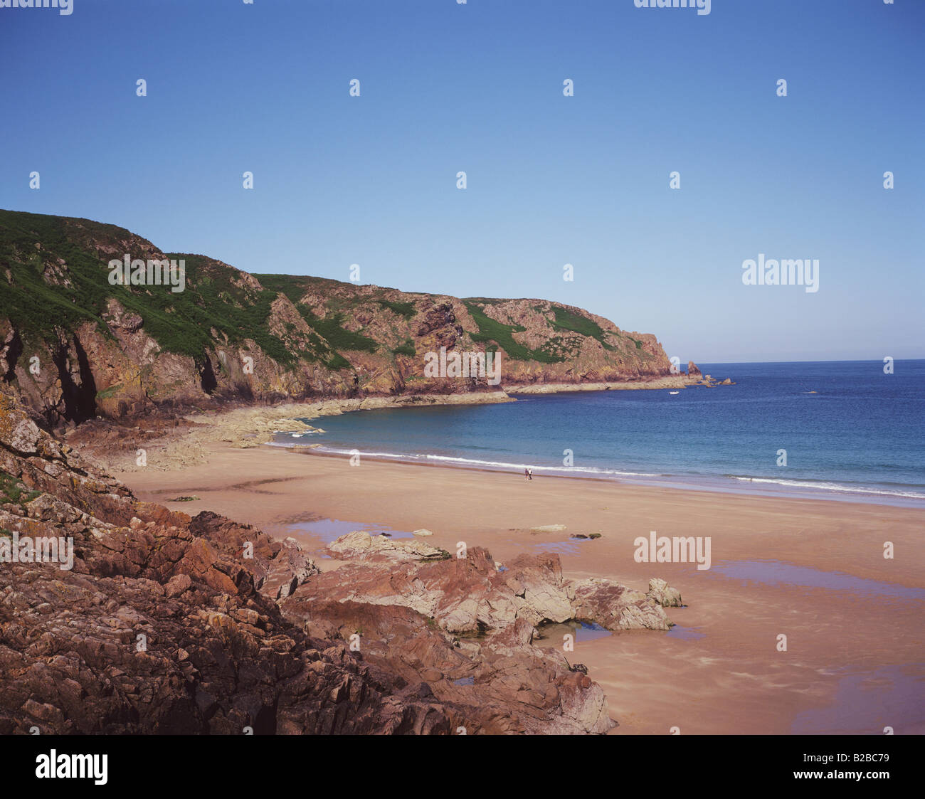 Plemont Bay Jersey Channel Islands Stock Photo Alamy