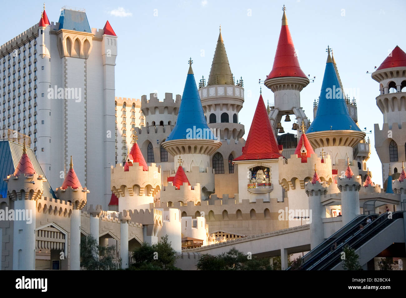 Excalibur Hotel and Casino in Las Vegas Stock Photo