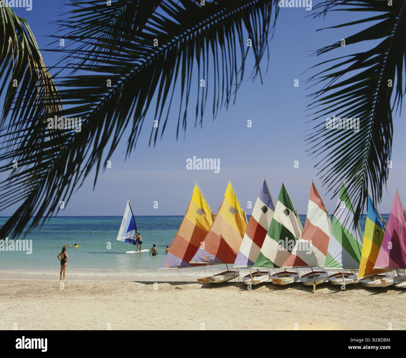 Trelawny Beach Jamaica Caribbean Stock Photo Alamy