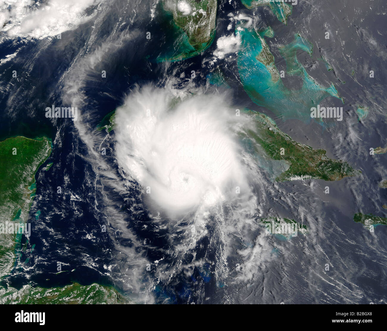 Hurricane Charley August 12 2004 at 15 55 UTC Stock Photo