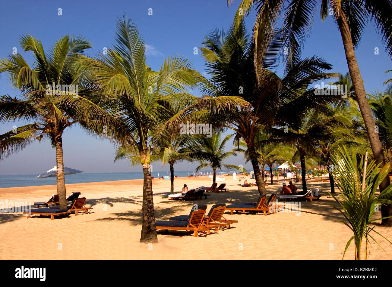 Mobur Beach Leela Palace Hotel South Goa Goa India Stock