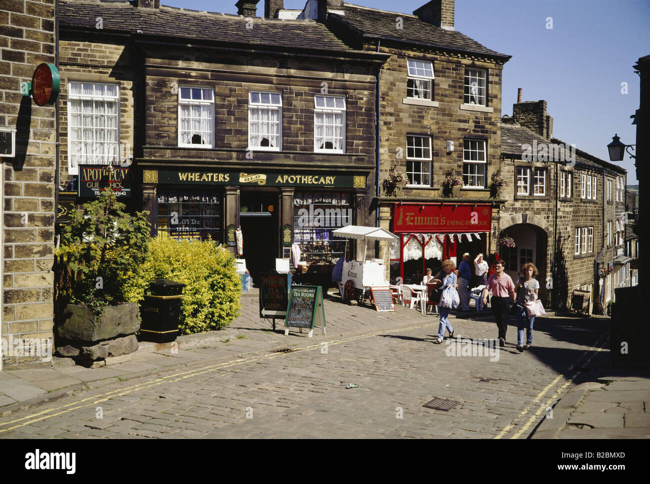 Haworth Yorkshire England Stock Photo Alamy